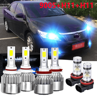 LED Headlight Bulb for 2007-2017 Toyota Camry High Beam 9005+Low Beam H11 Kit US